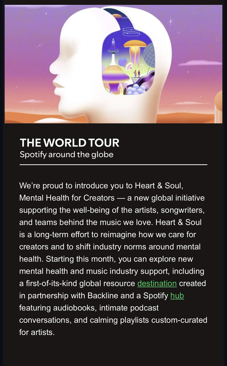🙄 Spotify’s mental health resources